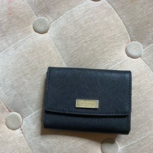 Black Kate spade card wallet